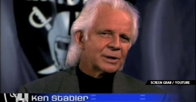 Reports: Ken Stabler, Raiders legend, dead at age 69 | Shutdown Corner