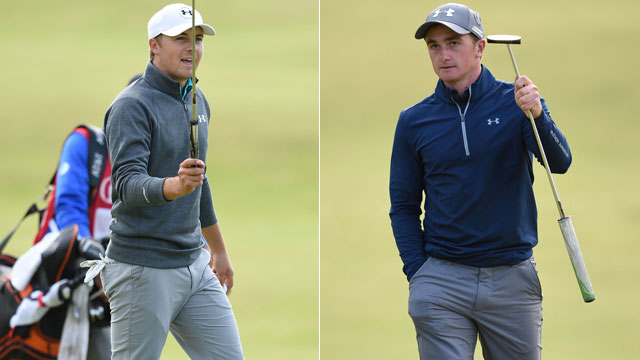 Jordan Spieth and Paul Dunne