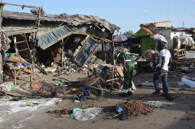 Suspected Islamist militants killed 44 people in attacks on a restaurant and on a mosque in Jos emergency service authorities said on Monday