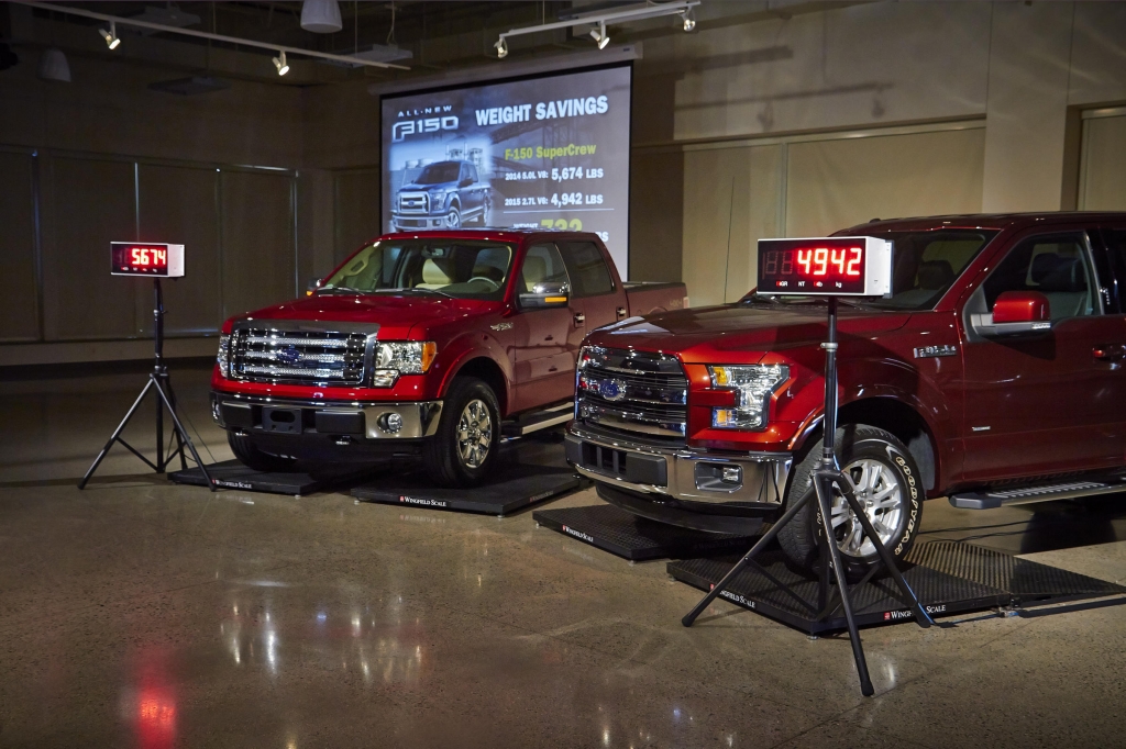 Switching to aluminum took a lot of weight out of the F-150