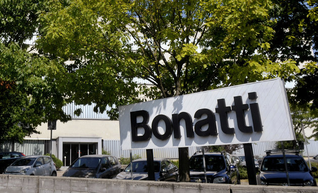 The Bonatti construction company headquarters complex is seen in Parma Italy Monday