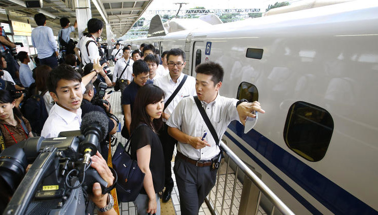 Two feared dead in Japan bullet train suicide fire: official