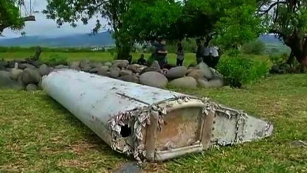 The debris washed up on Reunion Island is most likely a flaperon from a Boeing 777 wing possibly from MH370