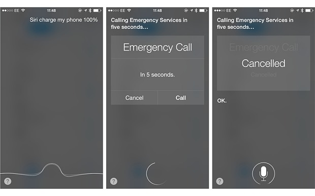 Asking Siri to charge your phone dials the police - Telegraph