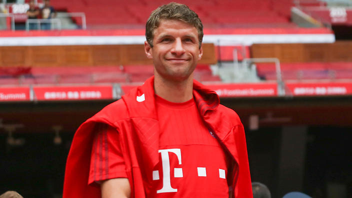 Thomas Muller's Bayern Munich future is in doubt.      
        
            
    
               Show Grid