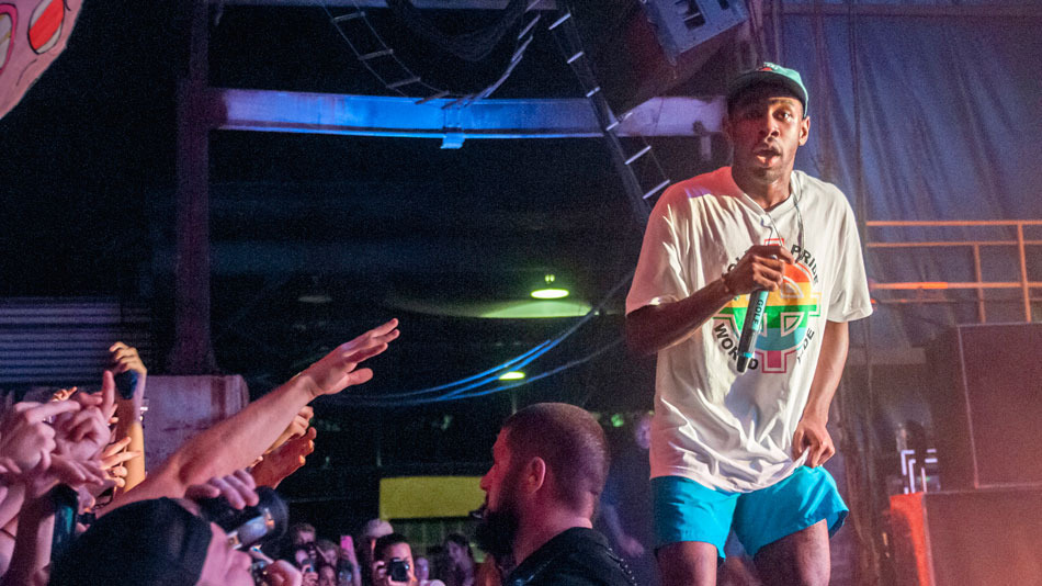 Tyler the Creator performs at the Sloss Music and Arts Festival in Birmingham Alabama on July