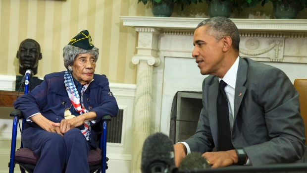 Obama meets with veteran Emma Didlake