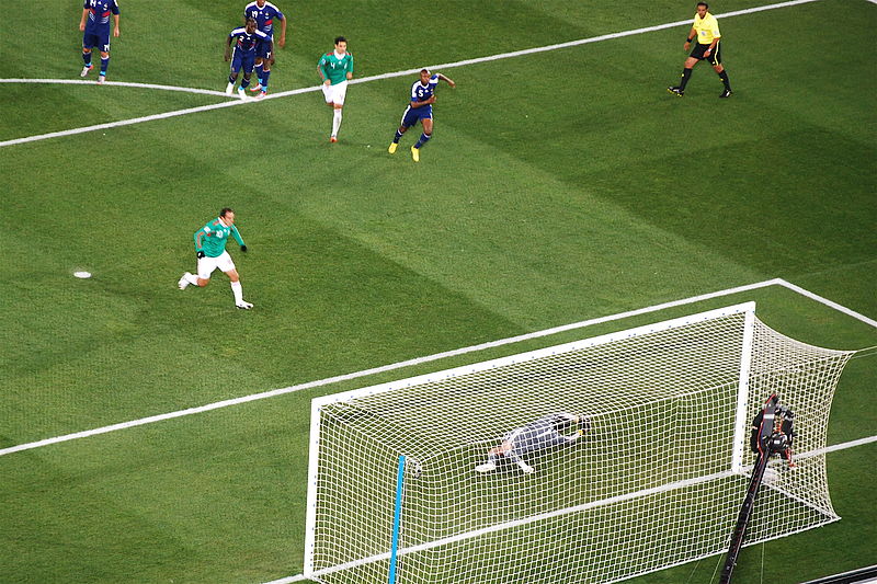 Wikimedia Commons Mexico soccer team are shown here playing France in the 2010 World Cup tournament in this file