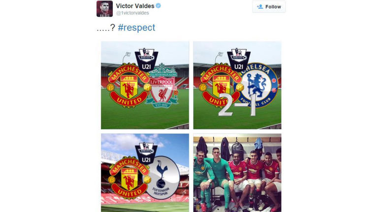 Victor Valdes posted this message on Twitter