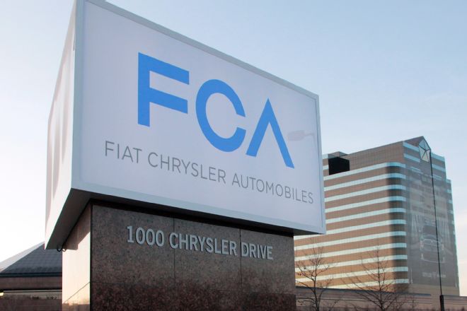 Fiat Chrysler Automobiles New Sign Complete