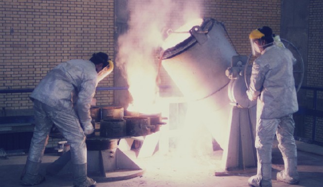 ISFAHAN IRAN- MARCH 30 Technicians work inside of a uranium conversion facility