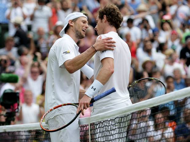 James Ward hails his taxi driver father after second round win at Wimbledon