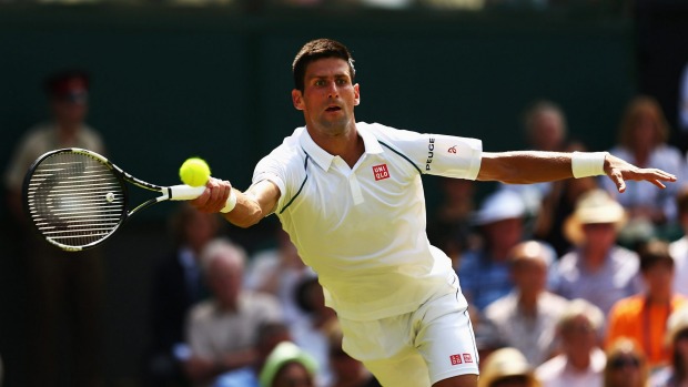 Novak Djokovic was uncharacteristically sloppy but still managed to sweep by Jarko Nieminen in straight sets in the second round at Wimbledon