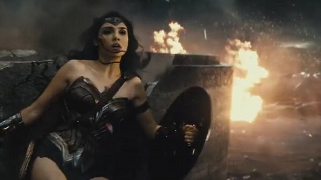 Wonder Woman Gal Gadot in Dawn of Justice trailer