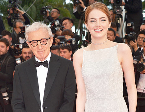 Woody Allen and Emma Stone