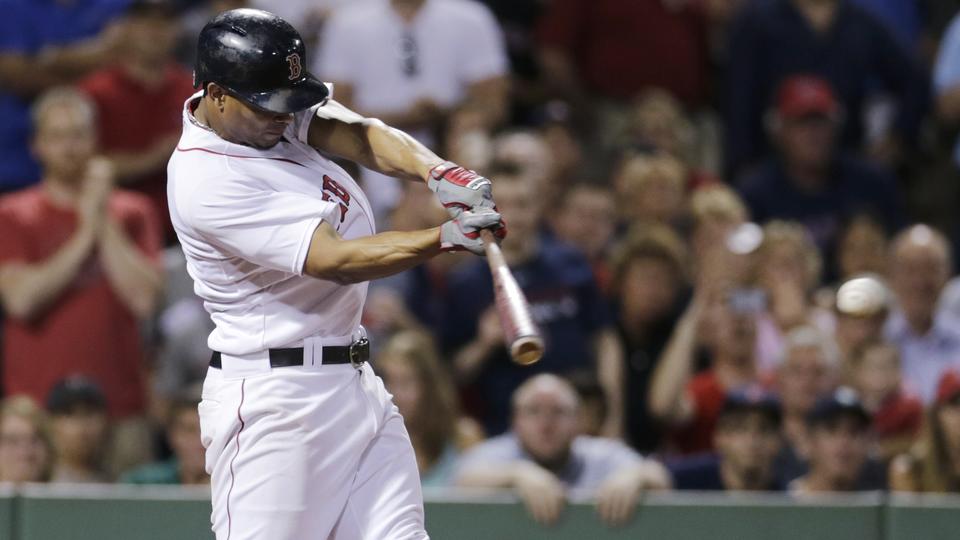 Bogaerts drives in the winning runs for the Red Sox. 1