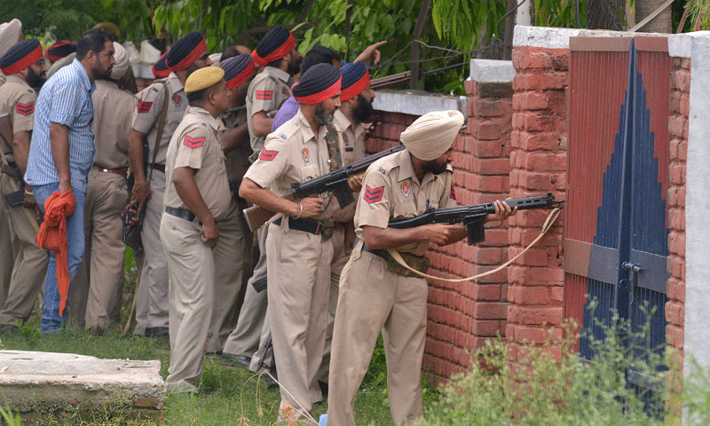 Indian IB accusses Pakistan for terrorist attack on police station