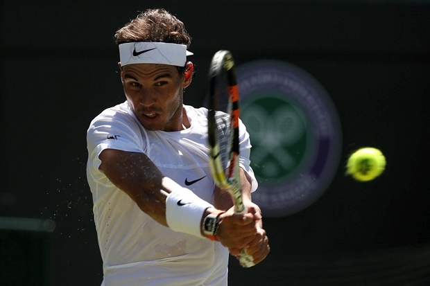 Nadal’s typically robust returns were in full swing in a one-sided first-round contest Times