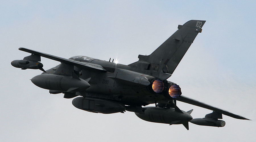 A British Royal Air Force Tornado GR4