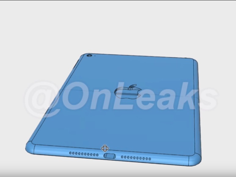 A 3D rendering of Apple’s next iPad Mini