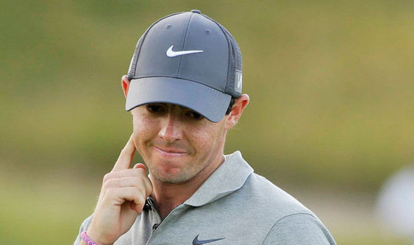 McIlroy USPGA Championship round one injury return