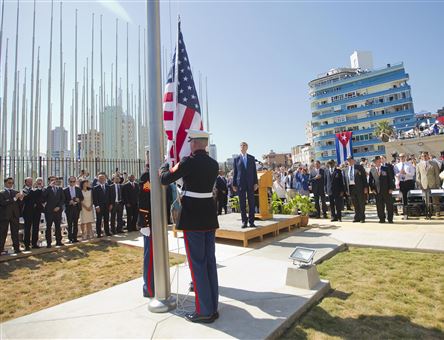 ASTA president attends embassy flag raising Cuba