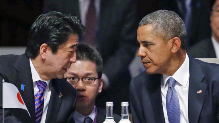 Abe did not appear to be a direct target of the alleged US phone tapping but his trade minister was