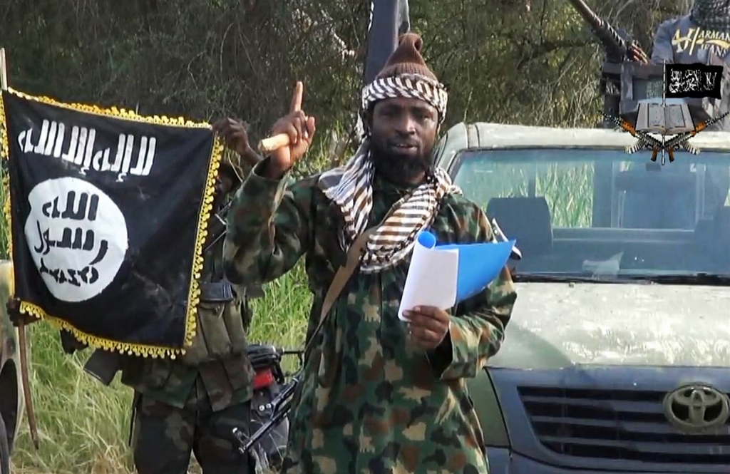 Image Abubakar Shekau in a 2014 video