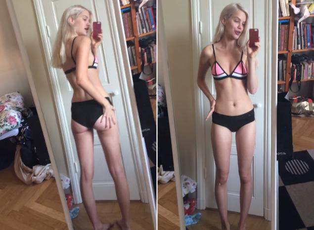 Model Agnes Hedengård claims fashion industry calls her too big for the catwalk in August 2015