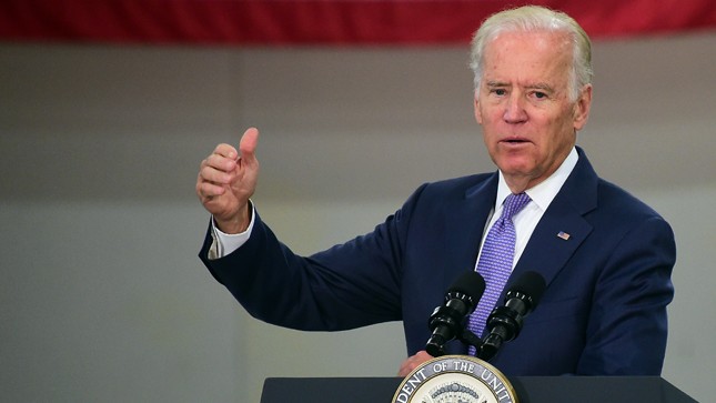 Joe Biden spikes on social media