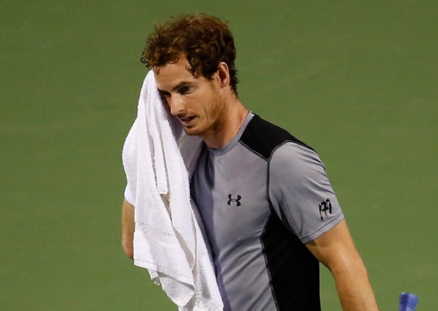 Andy Murray was beaten in three sets by his Russian opponent