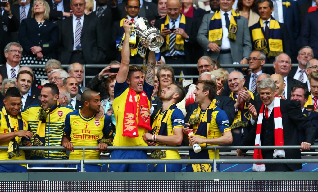 Arsenal won their second consecutive FA Cup last season