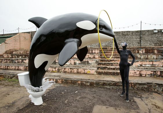 Dismaland Police Van