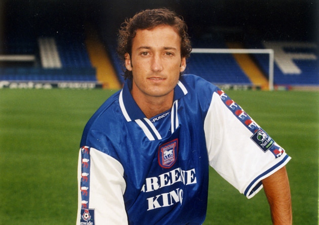 Mauricio Taricco scored for Ipswich against Manchester United in 1997