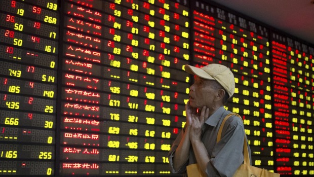 At a brokerage house in Nanjing The Chinese sharemarket has gone from boost to bust