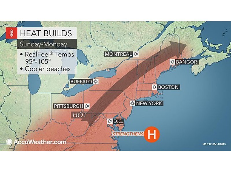 Record Heat Thunderstorms Heading for Long Island