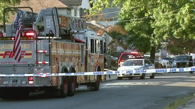 Authorities say a firefighter was shot in the leg on Staten Island on Aug. 14 2015