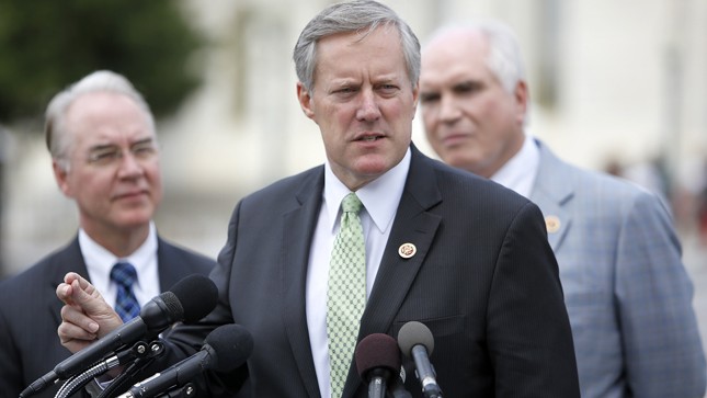 BREAKING NEWS WNC'S MEADOWS LAUNCHES MOVE TO OUST BOEHNER AS U.S. HOUSE SPEAKER