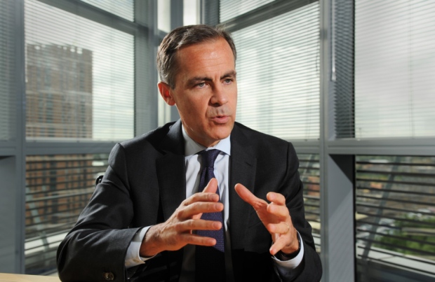 Mark Carney Governor of the Bank of England at DLA in Leeds. 26 October 2013