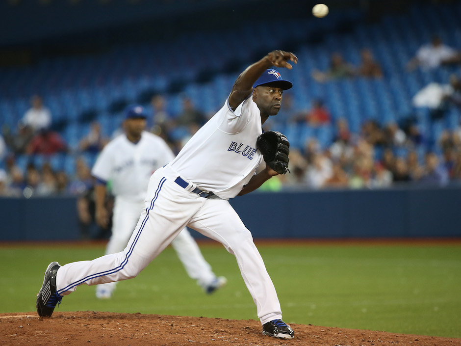 LaTroy Hawkins became only the 13th pitcher to record a save against all 30 major-league teams on Wednesday against the Twins