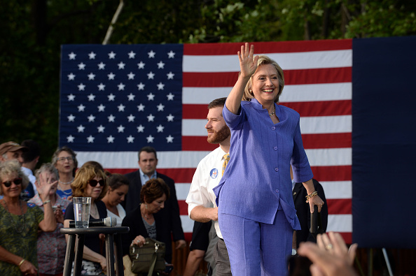 Hillary Clinton Campaigns In New Hampshire