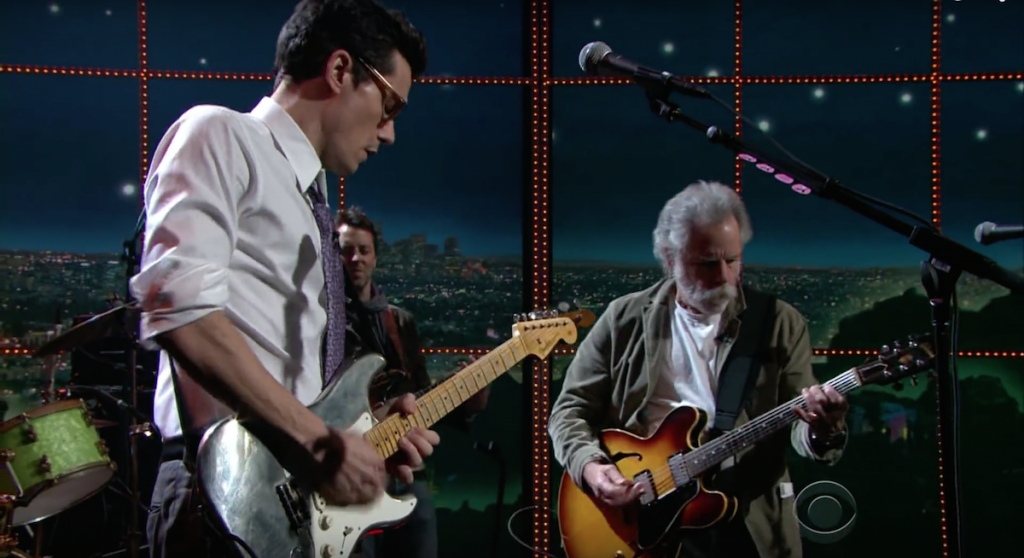 Bill Weir and John Mayer Perform on The Late Show