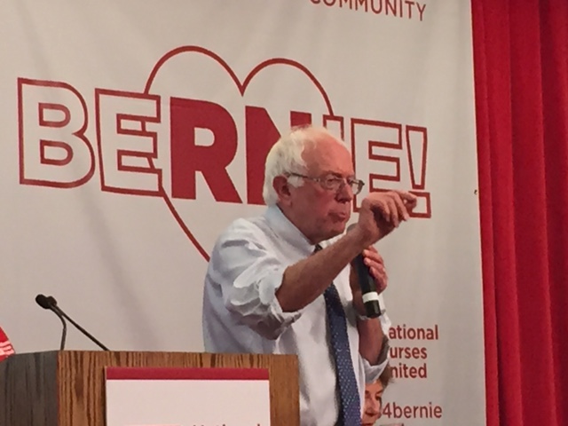 Sanders in Oakland