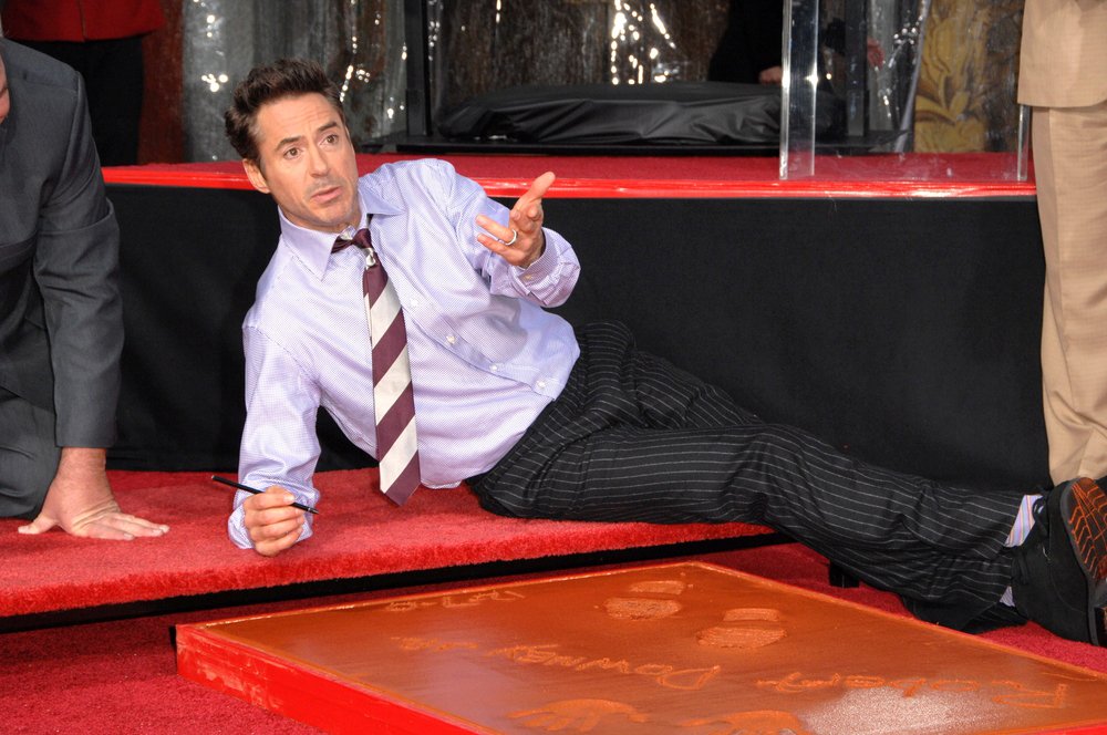 Robert Downey Jr. at Robert Downey Jr. Hand and Footprints Ceremony Chinese Theater Hollywood CA