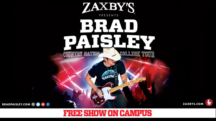 Brad Paisley's College Tour