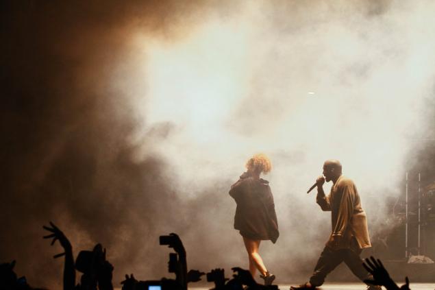 Rihanna shocked fans when she joined Kanye West on stage at the FYF Fest in Los Angeles