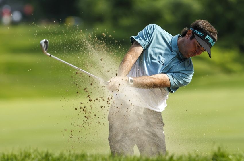 Bubba Watson gets in heated exchange with a rules official over an anthill