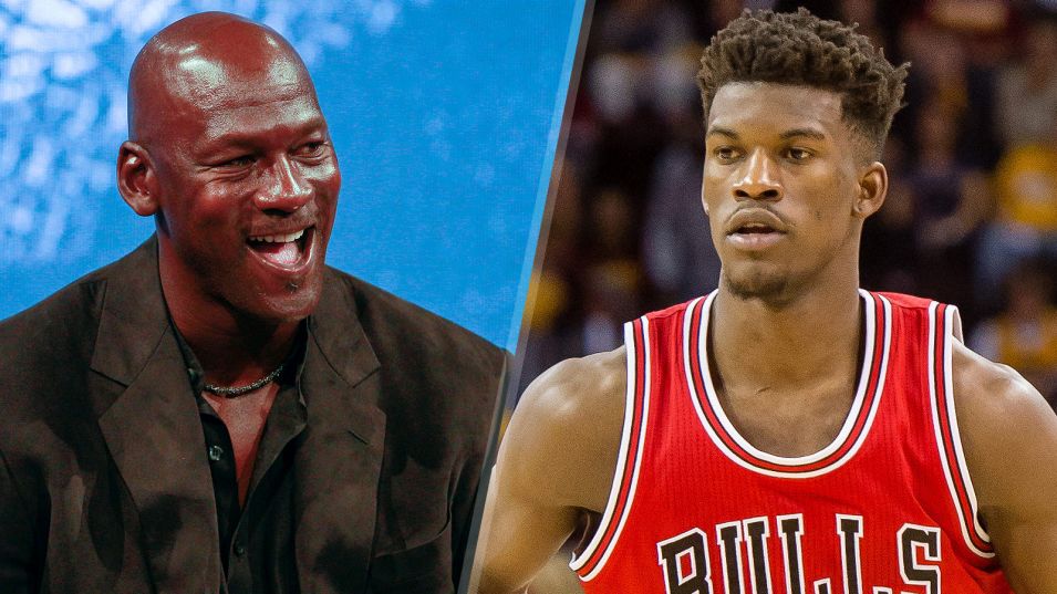 WATCH: Michael Jordan sinks Jimmy Butler in shooting competition