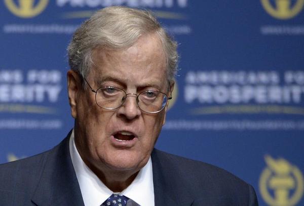 Charles Koch slams 'corporate welfare'