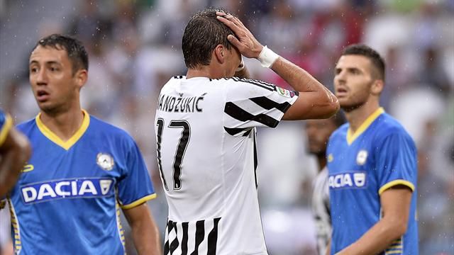 Udinese shock Juventus in Turin